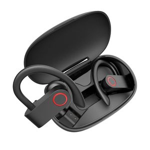 A9 A9S TWS Cuffie Bluetooth 5.0 senza fili Auricolari sportivi Gancio per l'orecchio Auricolari stereo con cancellazione del rumore