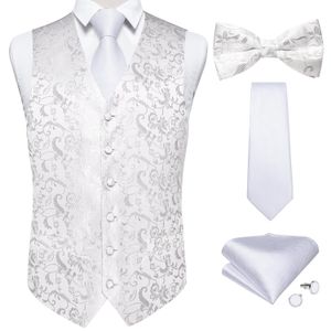 Jackets DiBangu Classic White Suit de traje de colete conjunto para homens noivo Homme Banqueto de casamento Partem