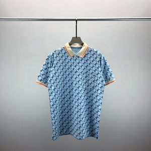 Designerskie koszule polo luksusowe polo zwykłe męskie t-koszulki wąż pszczoła litera druk haft mody High Street Man Tee M-xxxl ## 048