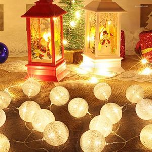 Strängar 30 m 30 LED -stränglampor glödlampor Batteri Kraft koppartråd Garland Fairy Light Outdoor Lamp Birthday Christ Christmas Decoration