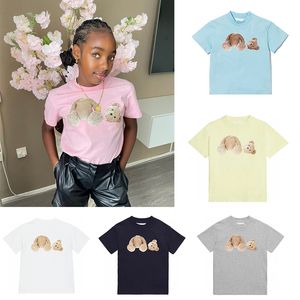 Kids T shirts Summer Letter Printed Tops Tees Boys Girls Tshirts Baby Clothing Chidlren Unisex Comfortable Casual Sports Clothing