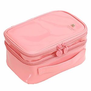 Patent Leather Makeup Bags Cute Women Cosmetic Bags Multifunctional Brush Organizer Travel Neceser Beauty Case Storage Make Up Clutch