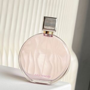 100mL perfumes encantadores senhora vidro rosa fragrância longa saída eau de parfum envio rápido