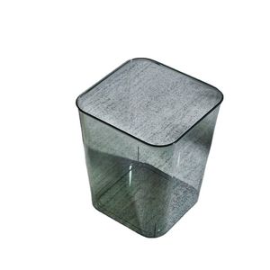 Acrylic trash can, transparent household, large opening, multi-purpose storage bin for people to stand in, with high appearance and large