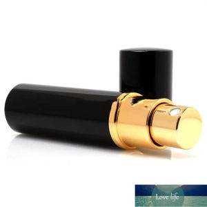 5ML Top Perfume Spray Bottles Mini Portable Refillable Perfume Atomizer Black&Gold Color Scent-bottle Fashion Cosmetic Containers For Travel