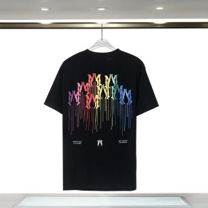 NOVAS camisetas masculinas Fashion Letter DRIP COLLAGE Print Tshirts Men Women Designer Streetwear Tee Shirts Men Summer Short Sleeve Hip Hop T-Shirts Size S-XXXL