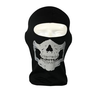 Tactical Ghost Skull Mask Face Protection Airsoft Paintball Shooting Gear Full Face Polyester NO04-111215h