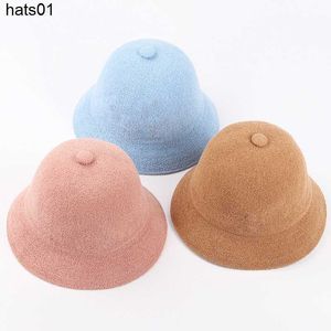 Cappello estivo a cerchio filato coreano Kangol canguro netto cupola rossa cappello da pescatore ricamabile asciugamano bacino cappello femminile