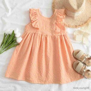 Abiti da ragazza 2023 New Baby Girl Dress Cotton Kids Summer Princess Party Cute Toddler Girls Vestiti prendisole R230612