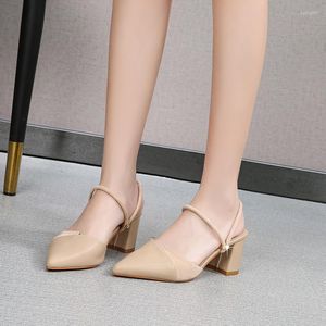 Dress Shoes Summer Women High Heel Pointed Tip Fashion Wedding Party Sandals Casual 31-40