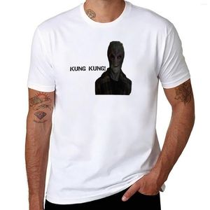 Polo da uomo Resident Alien - KUNG KUNG!! T-shirt per un ragazzo vestiti estetici magliette oversize corte da uomo vintage