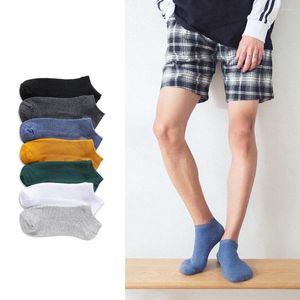Men's Socks High Quality Men's Summer Thin Invisible Casual Low Cut Sock For Men Breathable Solid Color Fashion Boat