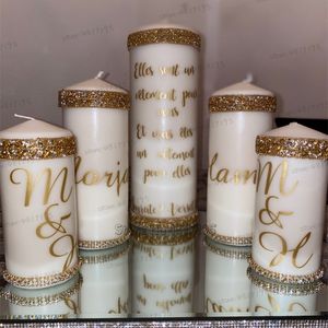 Adesivi personalizzati per la decorazione della candela Sourate 2 - Verset 187 Quote Vinyl Decal Unique Wedding Candles Sticker Special Souvenir