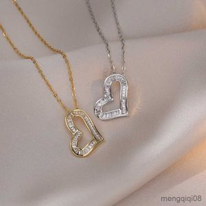Kolye Kolyeler Zarif Moda Aşk Kristal Zirkon Kolye Kişiselleştirilmiş Mücevher Aksesuarları Aile Dostları ve Aşıklar İçin Hediyeler R230612