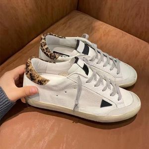 Goodely Star Super Sapather Designer Mulheres Brand Men Release Itália tênis de lantejoulas Classic White Do Dirty Shoe Casual Shoe Up 85