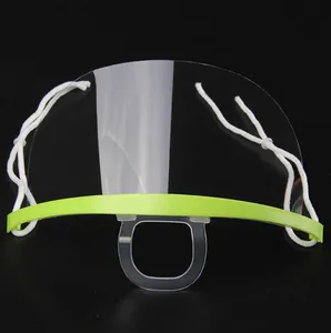 Topp DHL -frakt engångsbruk transparent masker Anti Catering Food Hotel Plastic Party Mask Health Care Kitchen Restaurang Tools Tools