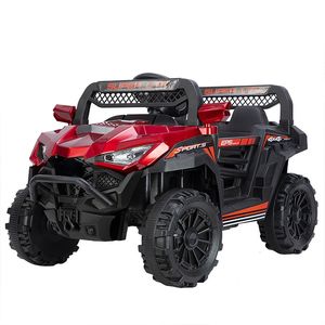 Carro elétrico para crianças com iluminação LED, música, grafite, brinquedos ao ar livre, off-road, tração nas quatro rodas, veículos para crianças