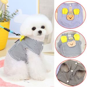 أليف كلب تسخير رسم كاريكاتوري رفيع للكلاب الصغيرة ملابس CAT CAT CATING PROPPY BULLDOG PET Accessories Dropshiping