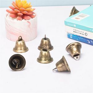 Factory Christmas Decorations Craft Bells Brass Crafts Vintage Hanging Wind Chimes Making Dog Training Doorbell Christmas Tree 1.65 x 1.5 Inch Bronze G0612
