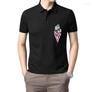 Polo Masculina Gacha Life Funneh Krew Video Game Moe Muu Camiseta Preta S-5XL Aniversário