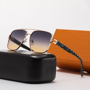 Luxus-Marken-Designer-Sonnenbrillen für Damen und Herren, Buchstaben-Sonnenbrille, Brillen, Strand, Outdoor-Sonnenbrille, PC, Metallrahmen, Schutzbrille, Sport, Fahren, DHL-frei