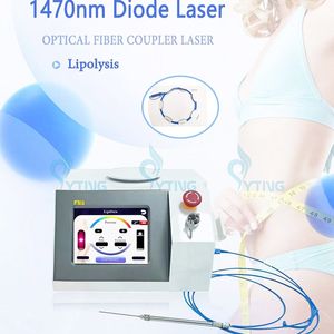 Máquina de Laser Diodo 980nm 1470nm Remoção de veias vasculares Lipólise Redução de gordura Remoção de celulite