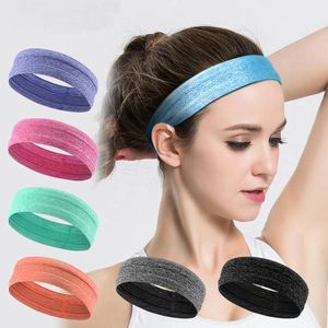 Attrezzature per il fitness Fascia per lo yoga Fascia per il sudore da jogging Fascia per lo sport in silicone antiscivolo e antitraspirante