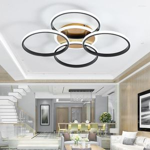 Ceiling Lights Modern Led Home Lamp Dimmable Chandelier For Living Room Dining Bedroom Kitchen Light Fixture