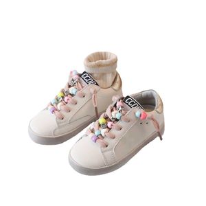 Candy Star Small 2023 Spring New Children's Board for Boys and Girls Single Colorful Beads Shoes {category}