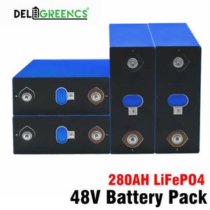 48V 13KW 280AH LIFEPO4 Batterier för solsystem 12V 24V 36V 5KW 10KW Solceller Litiumprismatiska fosfat Lipo -batteripaket