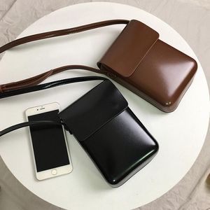 Bolsas de ombro bolsa feminina para celular feminina cross 2023 moda única cor sólida armazenamento PU