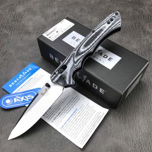 Benchmade 615 Mini Rukus S30V 나이프 드롭 포인트 이중 색상 G10 핸들 샌드 또는 블랙 티타늄 222L