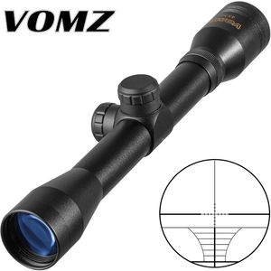 Mira telescópica VOMZ 4x32 Five Lines Caça ao centro Óptica Lebre Mira de rifle de ar curto Mira tática de tiro Armas de airsoft Riflescope