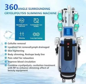 Effective 2000watt slimming machine 5 cryo handle 800W ultrasonic vacuum lipo weight loss laser fat freezing beauty machine taxes free no any additional fees