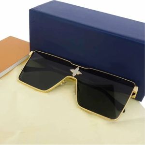 Mode, klassische Designer-Sonnenbrille für Herren, Cyclone, quadratisch, Metall, Mehl, Gold, Sonnenbrille, Größe UV400, Unisex, Vintage-Stil, Haltung, Sonnenbrille, Schutzbrille