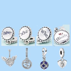925 Серебряные чары для ювелирных украшений Pandora Bears Bracelet Pendet Magic Academy Series Series Jewelry с оригинальным гравировкой