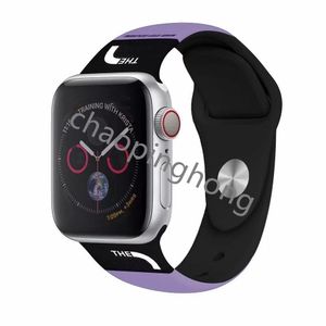 Cinturino per orologio di design Cinturino intelligente per cinturini per orologi Apple 38mm 49 44 45mm Serie iwatch 8 9 4 5 6 7 Cinturini Bracciale in silicone Modello stampato 3D cinturini ap per uomo Donna