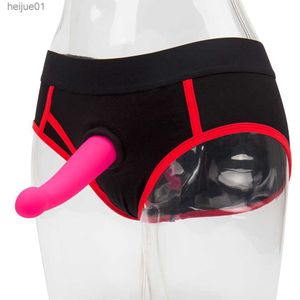 Erotyczne lesbijskie dildo wibratorowe zabawki seksualne dla kobiety majtki paska na uprzężę krótkie wtyczki kutasa do dorosłych sklepu seksualnego L230518