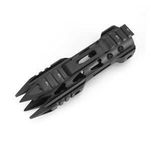 Kapsamlar Süper Slim 7 inç L Alüminyum Mlok Handguard Fındık Quad Rail Float Picatinny Demiryolu Kapsamı Montajı 22 56 M4 M16 AR15222D