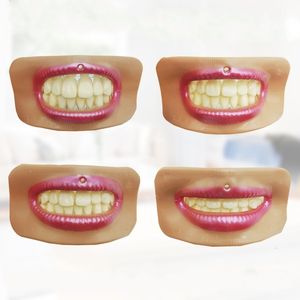 Outros Higiene Oral 4 PCS Laboratório de Estética Dentária Verificação dos Lábios Arranjo dos Dentes Linha Média Efeito de Ilusão Interna - 4 Formatos de Boca Diferentes 230609