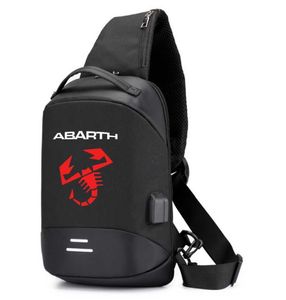حقيبة الظهر 2022 رجال جدد كتف Abarth ICAR على الظهر حقيبة ظهر نايلون في الهواء الطلق في الهواء الطلق BAG CHEST SLING J230517