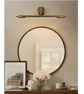 Wall Lamp 51CM/61CM/71CM Bathroom Mirror Waterproof Retro Bronze Cabinet Vanity Lights Led Light