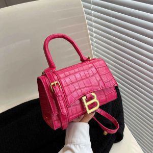 تصميم عالي الجودة سلسلة حقيبة اليد الممتازة Women Handbag Women Womense واحدة الكتف Messenger Stone نمط اليد حقيبة Hourglass Baghigh