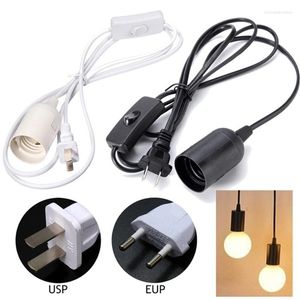 Pendantlampor Moonlux 1st E27 Plug-in hängande glödlampans uttag med switch (ingår inte glödlampor)