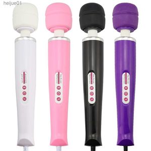 Hot New Wired Vibrator Sex Toys for Woman Powerful AV Magic Wand Vibrators for Women Big Dildo Clitoris Massager Adult L230518