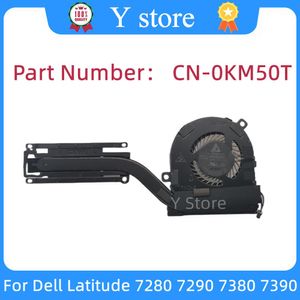 PADS Y Store Laptop CPU Fan do ingresso no calor EG50040S1C920S9A para Dell Latitude 7280 7290 7380 7390 km50t 0km50t at1s5002zal cn0km50t