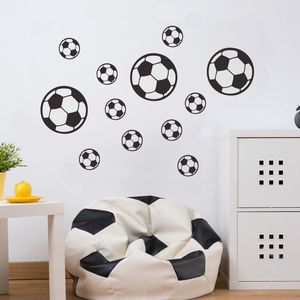 Footballs Wall Sticker Sports Boy Room Bedroom Background Home Decoration Kids Room Wallpaper Stadium Combination Stickers