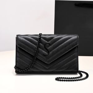 Carteiras Bolsa de Corrente Loulou Chain Strap Designer Flap Bolsas Bolsas de Ombro Caviar Couro Mulheres Bolsa Carteira Bolsas Clássico Moda Estilo Luxo