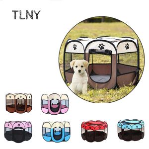 Pens TLNY Outdoor Big Dogs House Portable Folding Pet Tent Dog House Cage for Cat Puppy Kennel Cat Kennel Rabbit Playpen Dog Tent