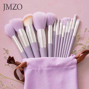 Makeup Tools 13st Mjuka borstar Set Cosmetics Kit Foundation Blush Powder Eyeshadow Kabuki Blandning Make Up Brush Women Beauty 230613